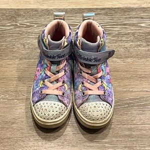 Skechers Twinkle Toes Twinkle Sparks Unicorn Sneaker Size 11.5